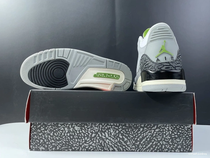 Retro Air 136064-006 Jordan 3 Chlorophyll 0907